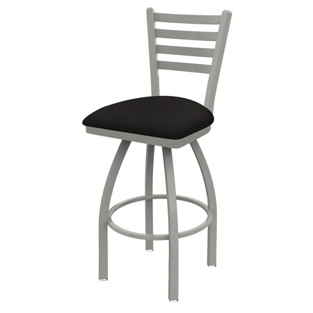 Holland Bar Stool Co 36" Swivel Bar Stool, Nickel Finish, Canter Espresso Seat 41036AN003